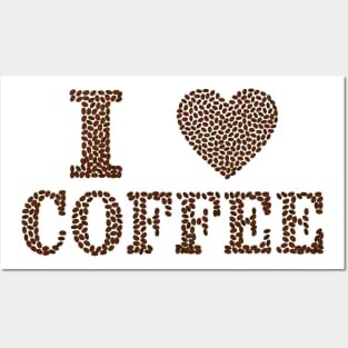I Love Coffee T-Shirt Posters and Art